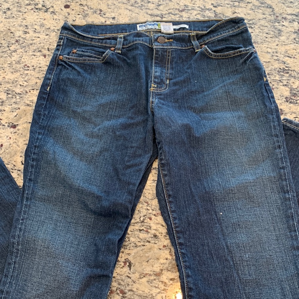 Old navy stretch blue jeans low rise 12